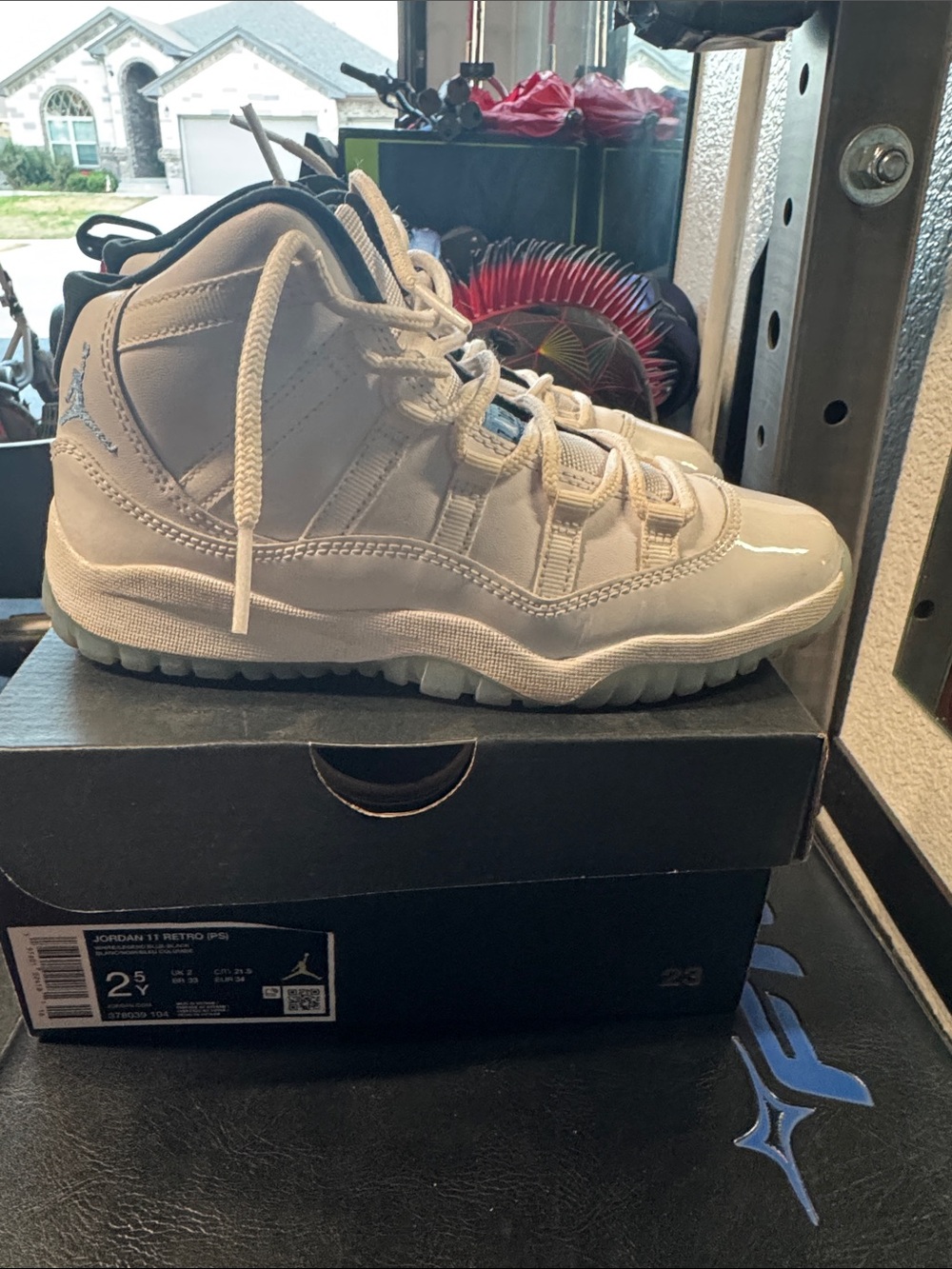 Jordan Kids' Sneakers in White with Subtle Gray Accents